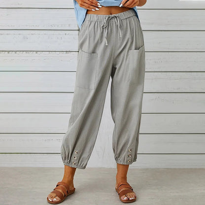 Cotton Linen Pants 