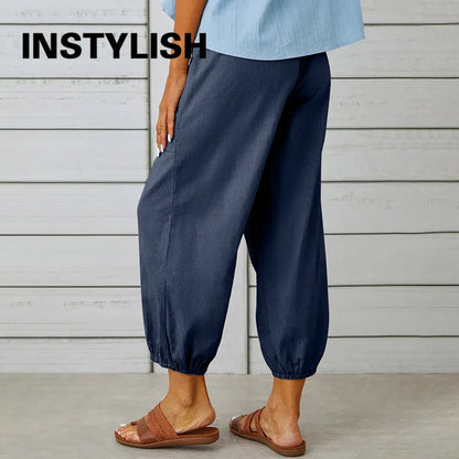 Cotton Linen Pants 