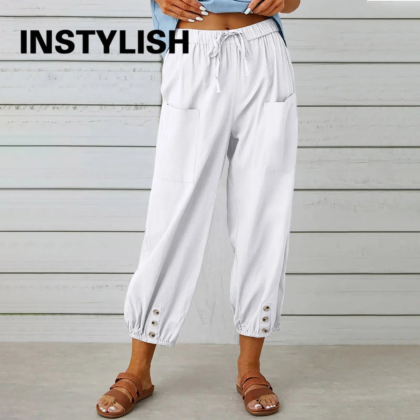 Cotton Linen Pants 