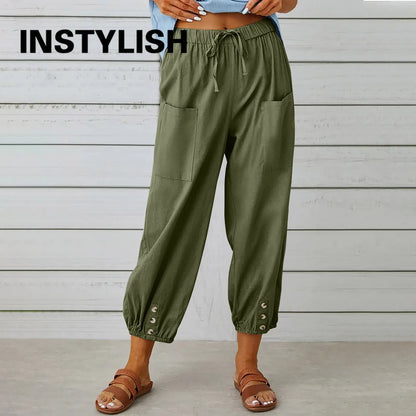 Cotton Linen Pants 