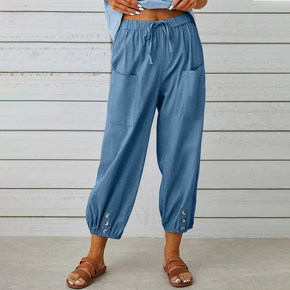 Cotton Linen Pants 